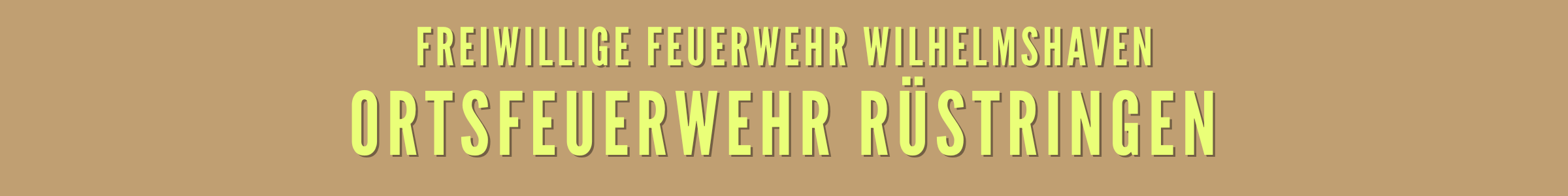Freiwillige Feuerwehr Wilhelmshaven – Ortsfeuerwehr Rüstringen