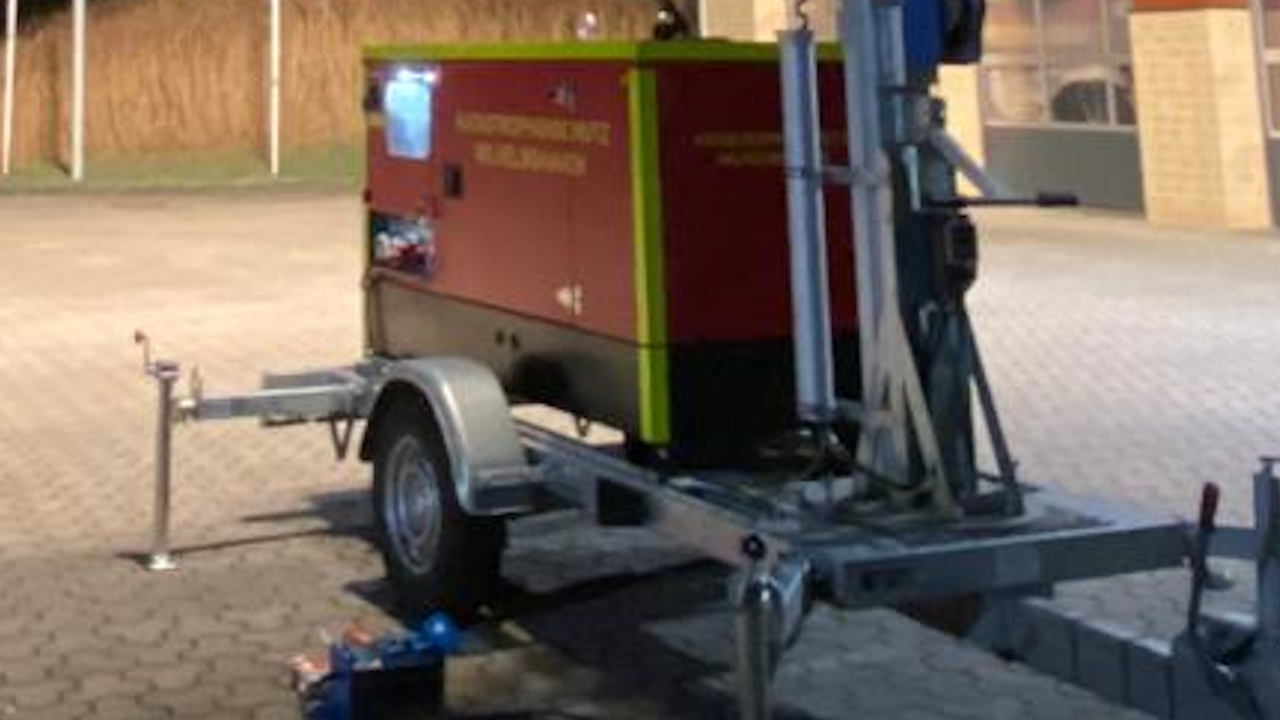 Lichtmastanhänger